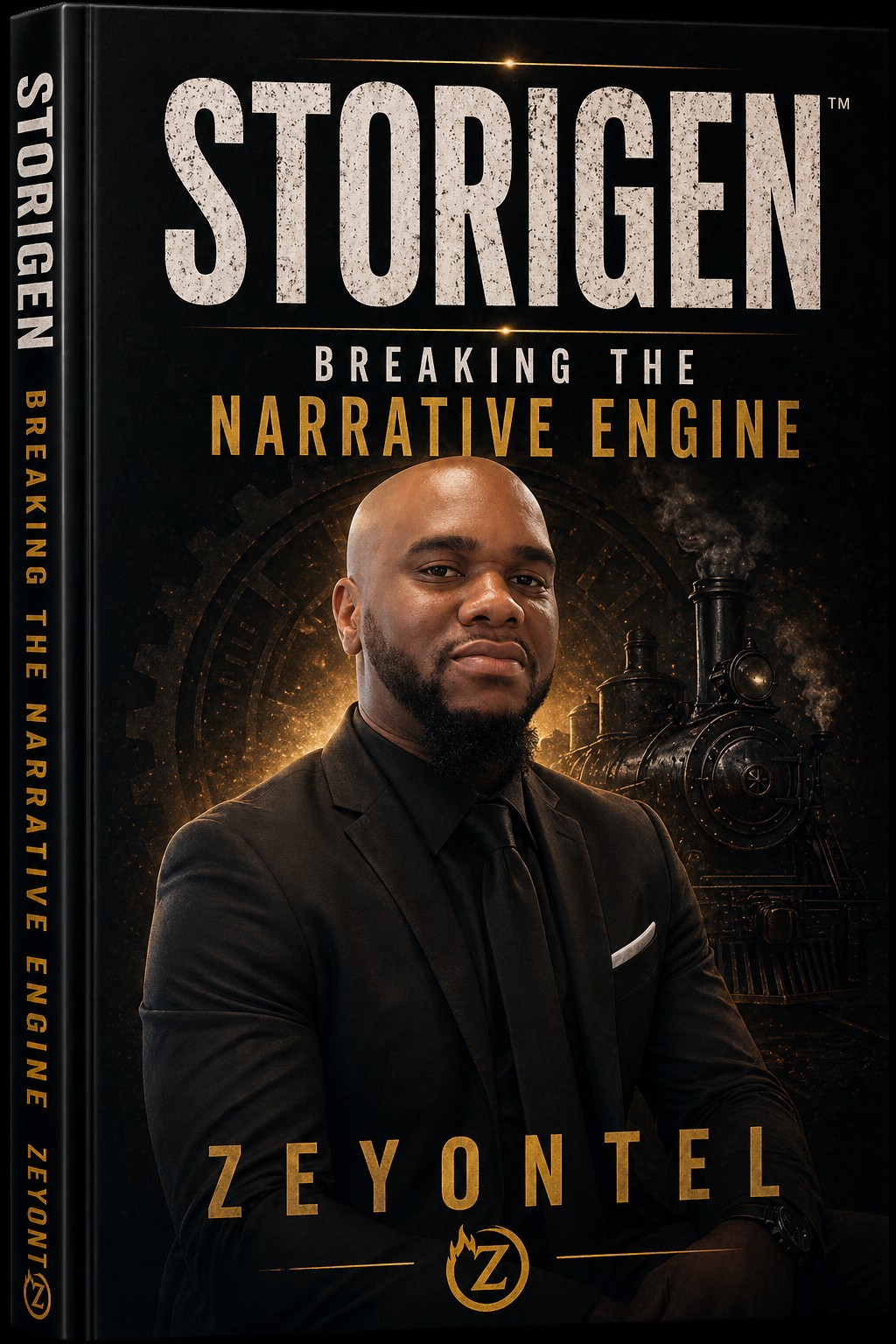 Provisional cover for STORIGEN: Breaking the Narrative Engine by Zeyontel